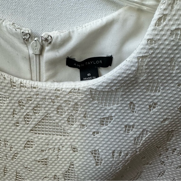 Ann Taylor White Sheath Dress - Picture 5 of 5